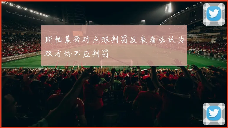斯帕莱蒂对点球判罚发表看法认为双方均不应判罚
