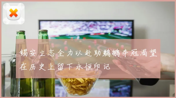 锡安立志全力以赴助鹈鹕夺冠渴望在历史上留下永恒印记
