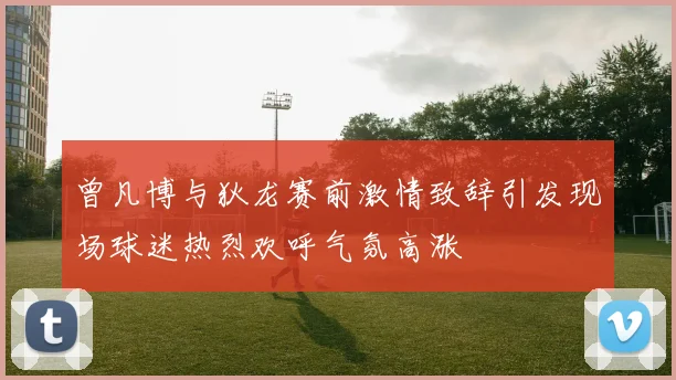 曾凡博与狄龙赛前激情致辞引发现场球迷热烈欢呼气氛高涨